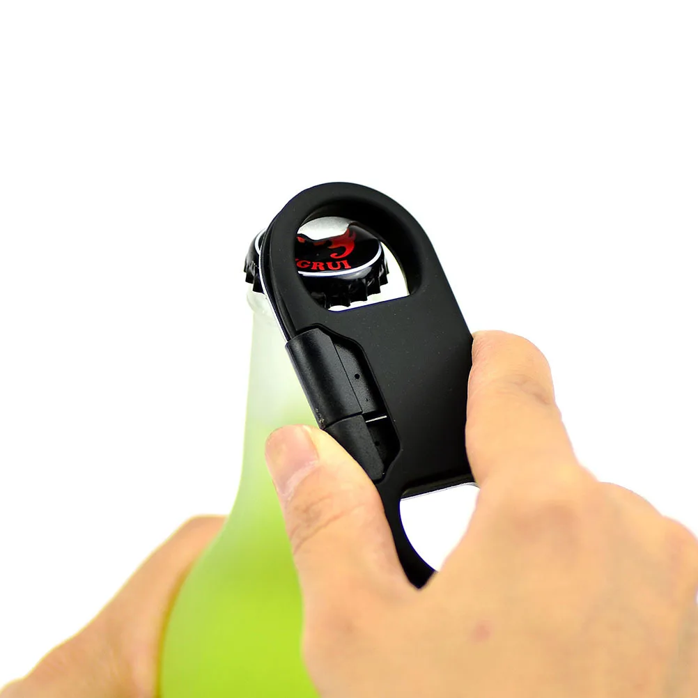 

Smart Compact Bottle Opener Key Ring with Micro USB Charging Cable 91x39x01cm Black Data Transfer Cable Portable