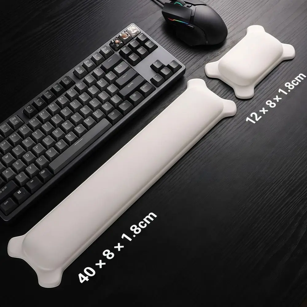 Silicone Mouse Wrist Rest Comfort Ergonomic Keyboard Hand Rest Relieve Fatigue Soft Mouse Pad Wrist Rest Computer Office Games