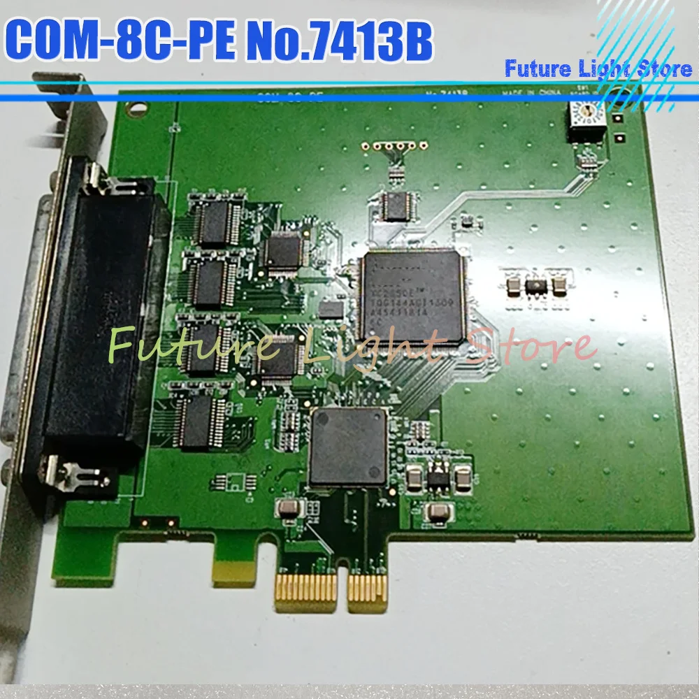 COM-8C-PE No.7413B Industrial Grade Serial Port Acquisition Card