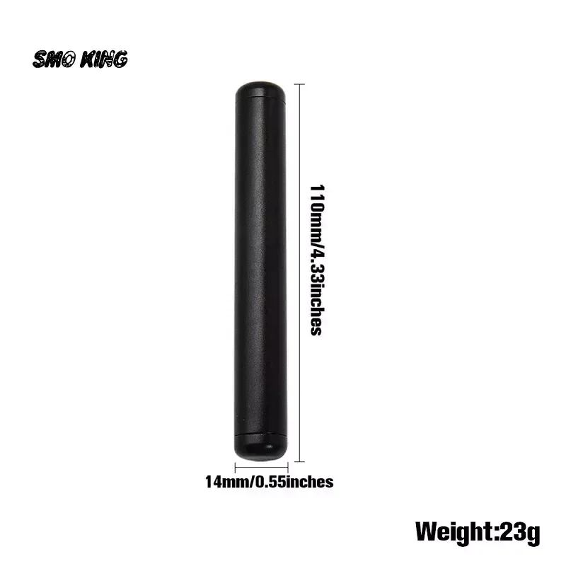 SMO Aluminum Alloy Sealed 110mm Tobacco Storage Tube Moisture-proof Anti-fall Built Cigarette Sealing Tool Smoking Accessories