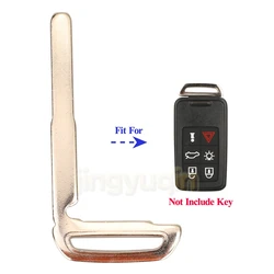 Jingyuqin Car Key Metal Blade For Volvo C30 C70 LXC90 S40 S60 S60L S80 S80L V40 V50 V60 V70 XC60 XC70 XC90 2008-2017