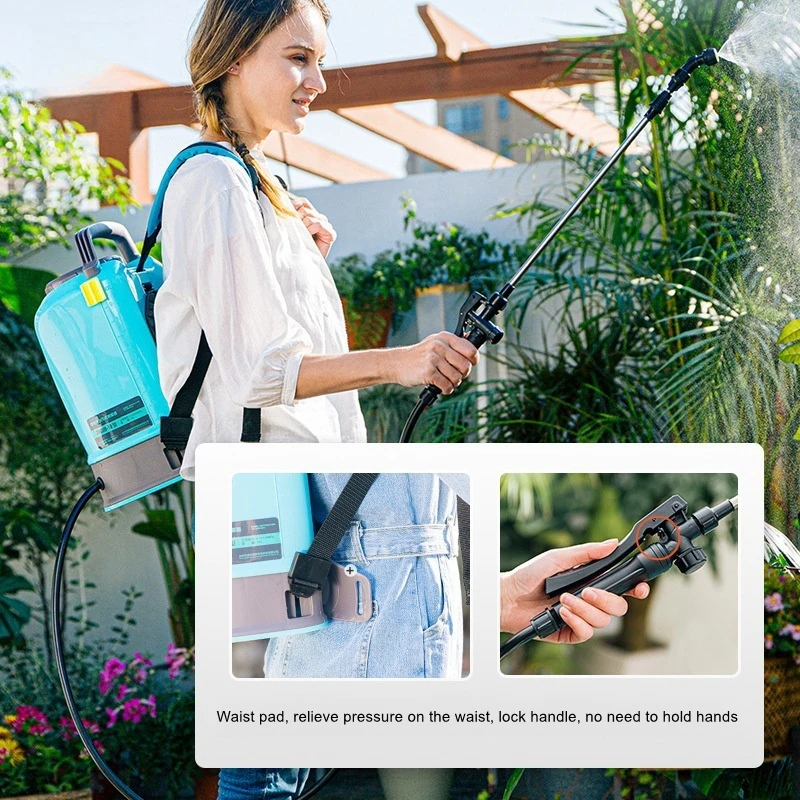 Agricultural high-pressure lithium battery backpack rechargeable pesticide sprayer spraying machine motorized sprayer