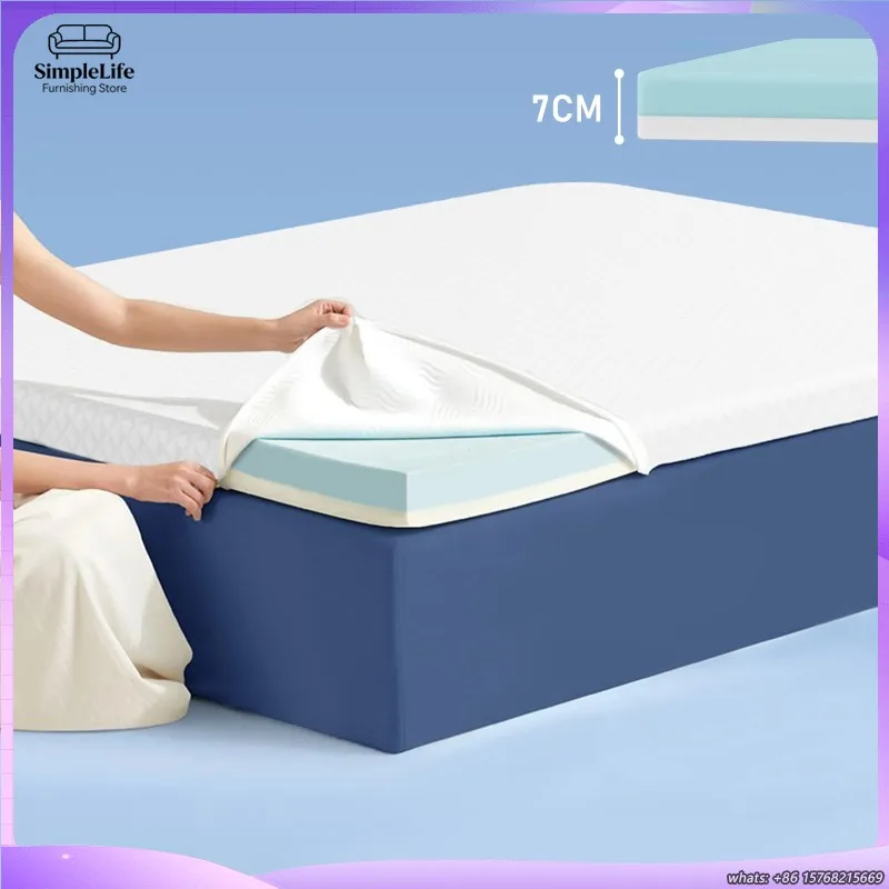 7cm-gel-infused-memory-foam-mattress-topper-h2-firmness-for-pressure-relief-comfort-80x200cm-bed-topper-for-bedroom-sleep