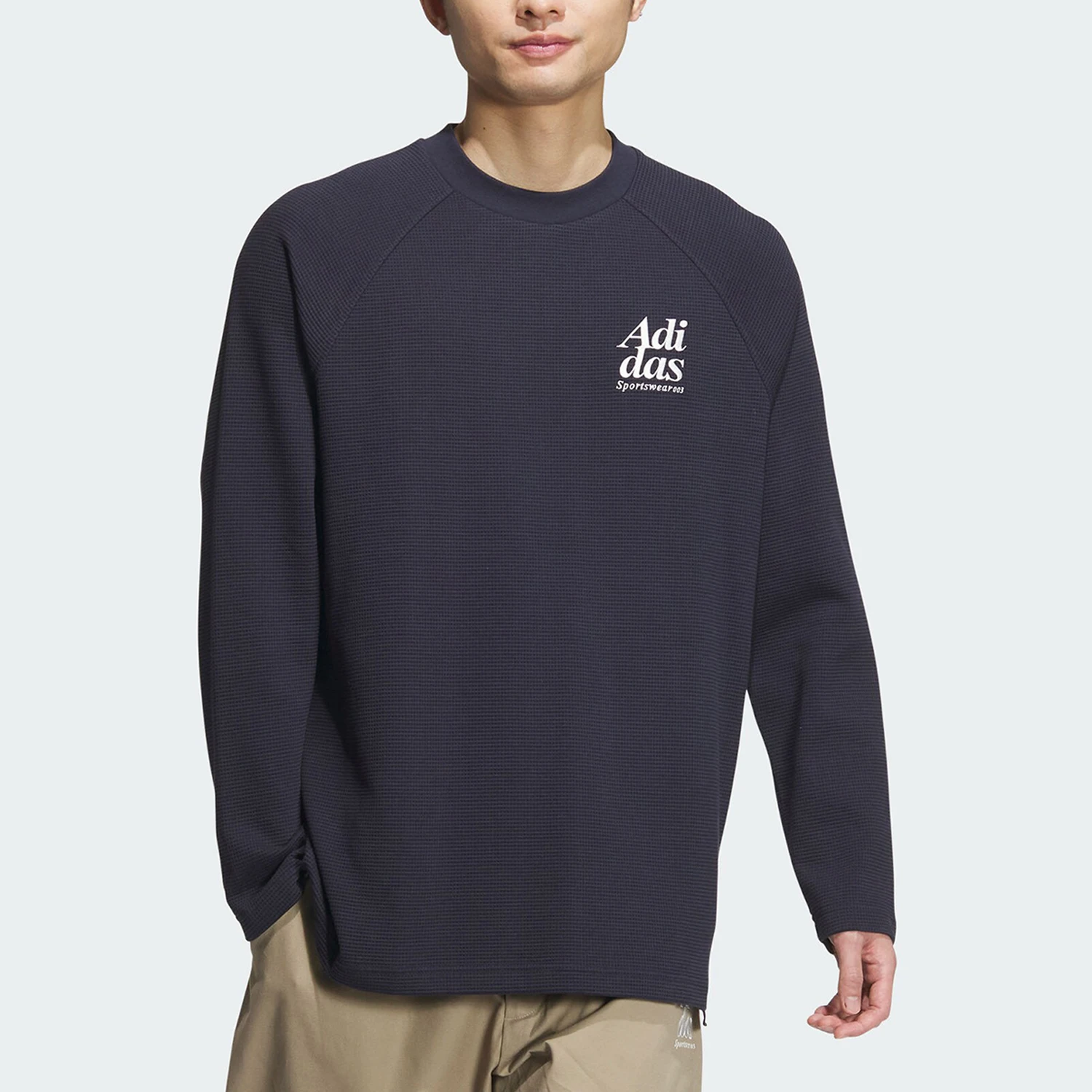 

Adidas официальная Новое поступление мужская свободная дышащая повседневная спортивная футболка с длинным рукавом JE6097