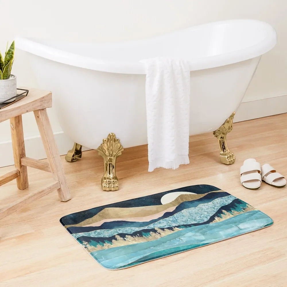 

Midnight Ocean Bath Mat Carpets For The Bathroom Anti-Skid Shower Bathroom Foot Sleeping Room Rugs Mat