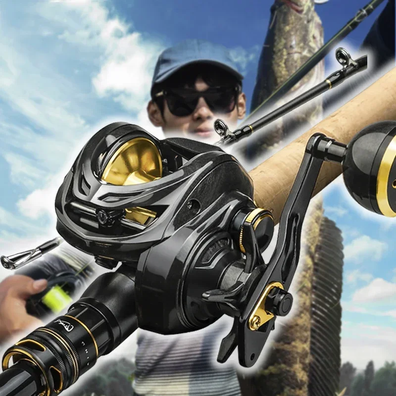 Water Drop Wheel 3000 6.3: 1 6+1bbhigh Speed Baitcasting Reel 16kg Max Drag Left Right Hand Send Handle As Gift Fishing