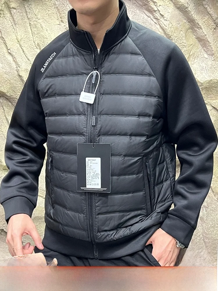 

Line 90 Du down Lightweight Warm Autumn Winter Faion Stand Collar down Jaet Outerwear for Men And Women