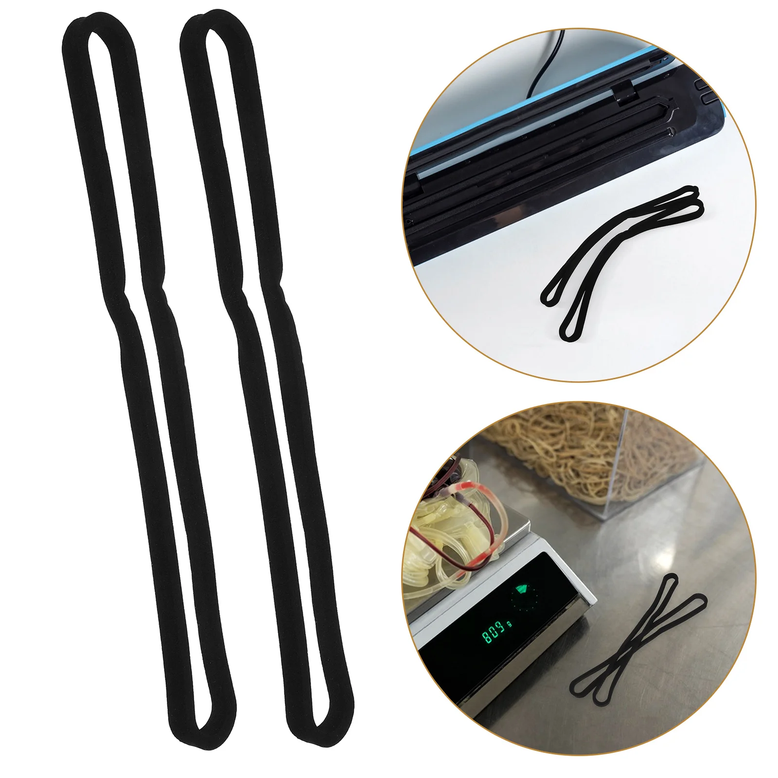 2 Pcs Vacuum Machine Accessories Sealer Accessory Sealing Strips Replace Foam Heat Wire Repair Parts