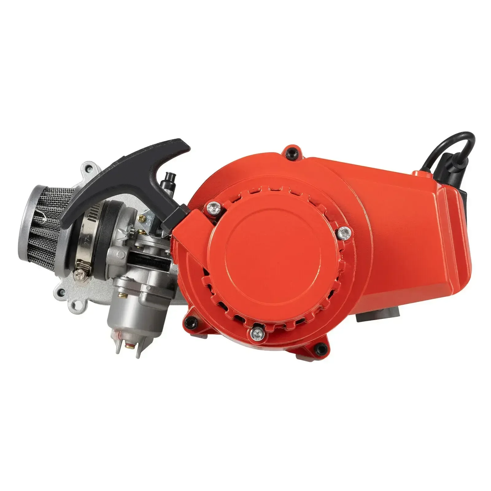 49cc 50cc 2 السكتة الدماغية محرك السباق المحرك ، محرك البنزين اسطوانة واحدة سحب حبل بدء المحرك ل دراجة الجيب ATV الدراجات البخارية