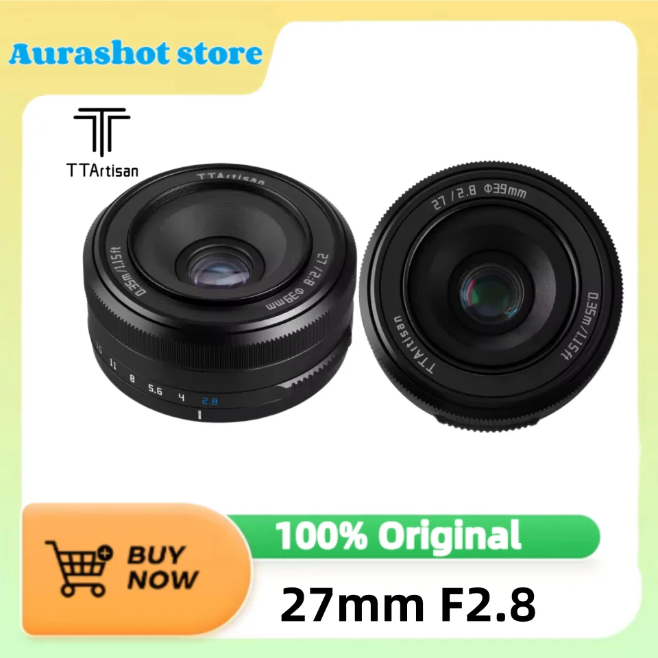 TTArtisan AF 27mm F2.8 Weitwinkel-Autofokus-Objektiv mit Großer Blendenöffnung, Festbrennweite, Kompatibel mit Sony E, Fuji FX, Nikon Z