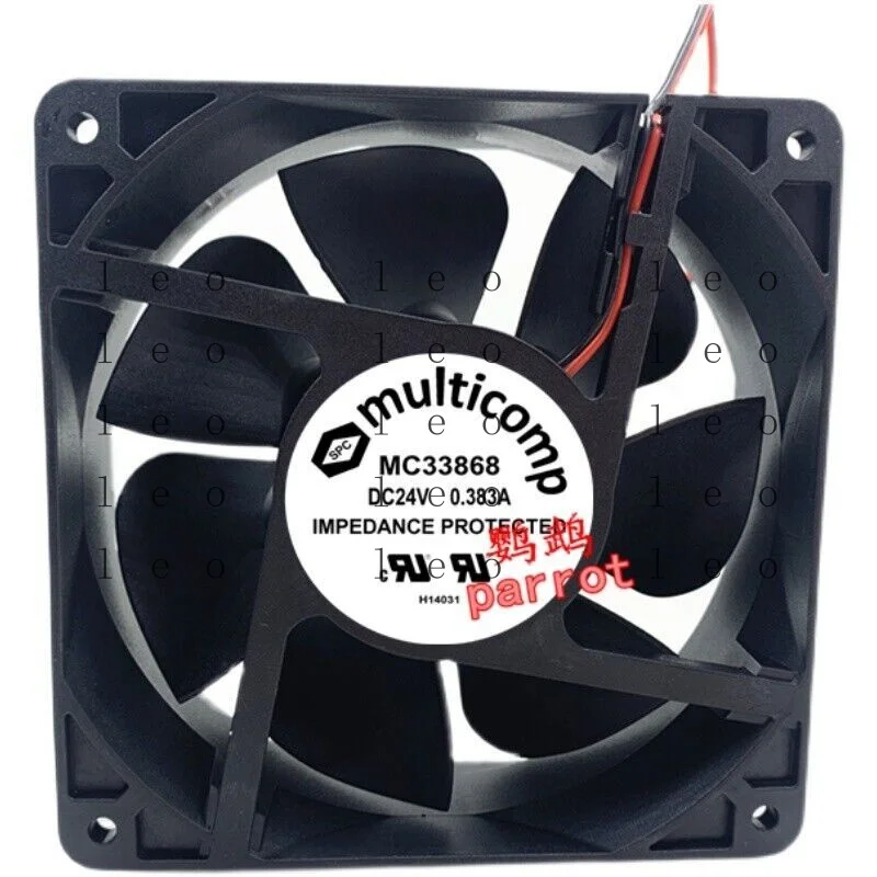 

GG 1 Pc. New MC33868 DC24V 0.383A 12CM 12038 2 wire cooling fan