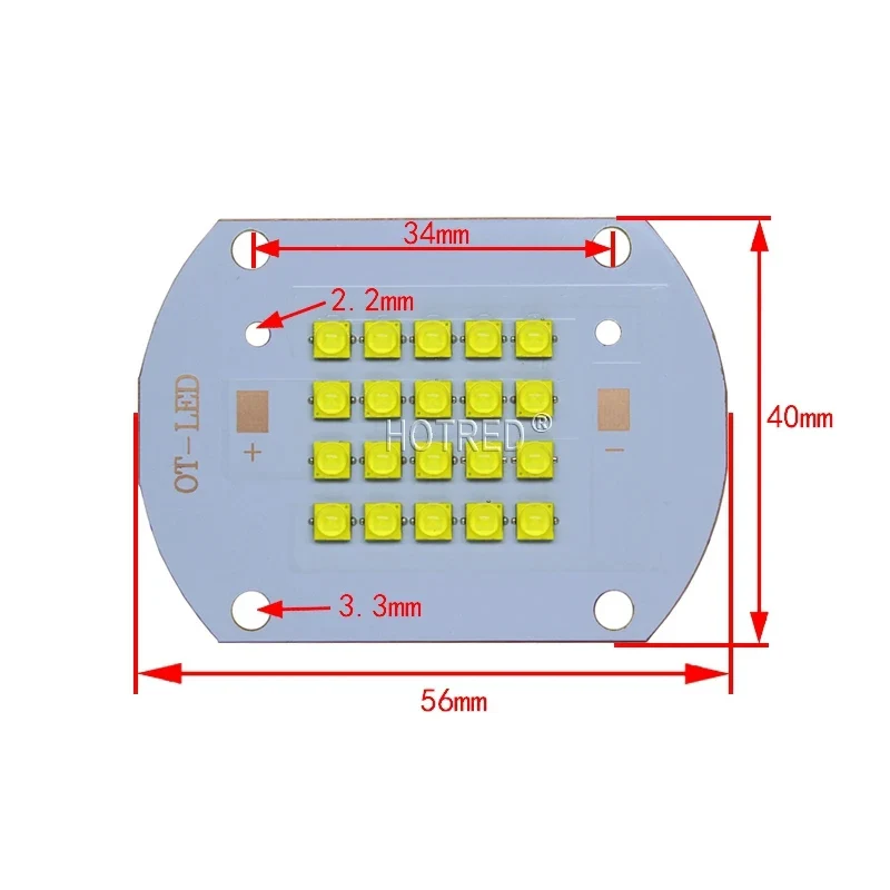 Originale XTE 50W 100W 3535 ad alta potenza LED Light Blub torcia COB XT-E Chip bianco freddo/bianco caldo/natura bianco/colore blu reale