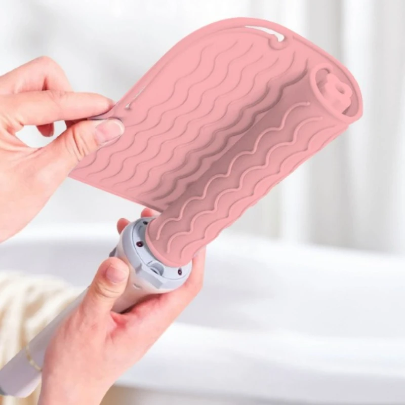 Hair Curler Heat Insulation Mat Non Slip Heat Resistant Pad for Hair Straightener and Curling Iron