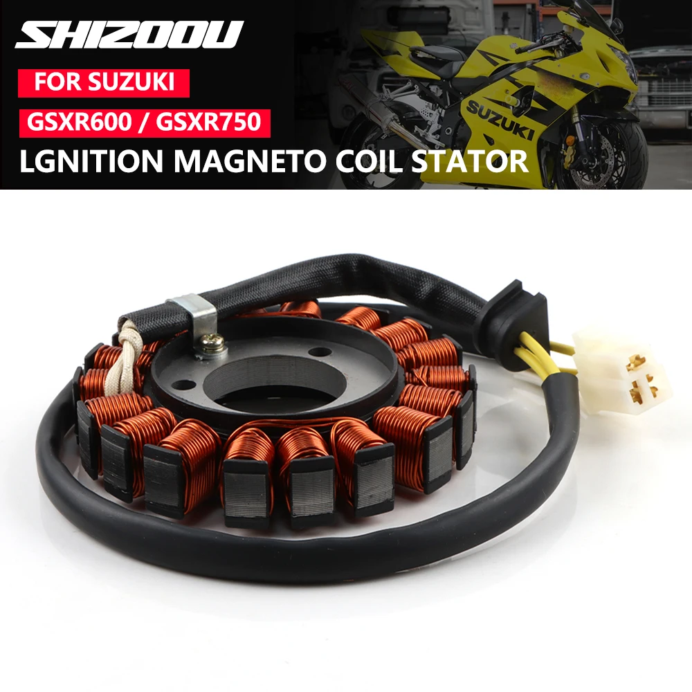 

Motorcycle Magneto Generator Stator Coil For Suzuki GSXR600 GSXR750 K6 K7 K8 K9 K11 GSXR 600 750 2007 2008 2009 2010 2011 2012