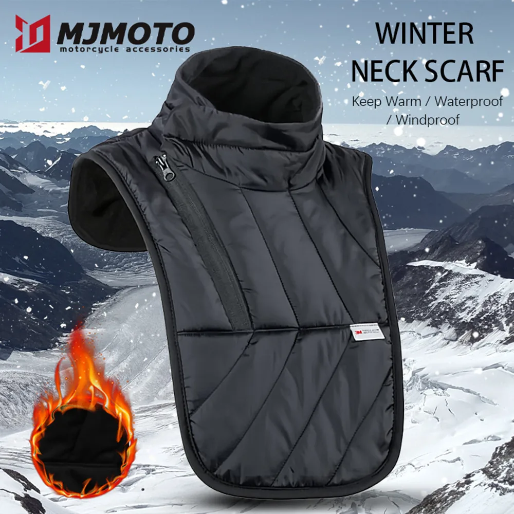 

Winter Warm Motorcycle Windproof Chest Protection Scarf Motorcyclist Rider Chest Neck Protector Coldproof Motorbike Chest Neck