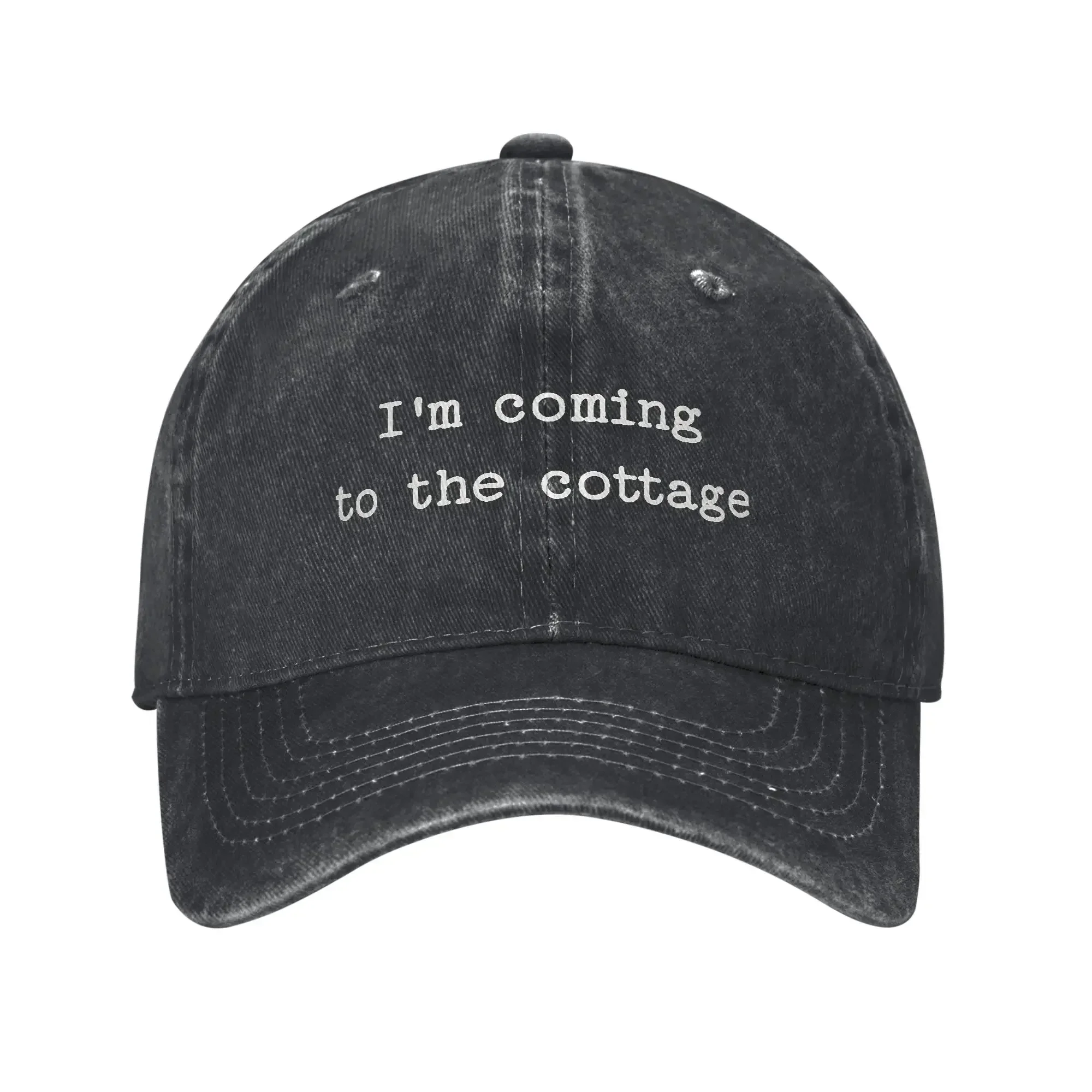 New Vintage Heated Rivalry I'm Coming To The Cottage Baseball Caps for Men Women Washed Snapback Cap  Outdoor Travel Gift Caps H