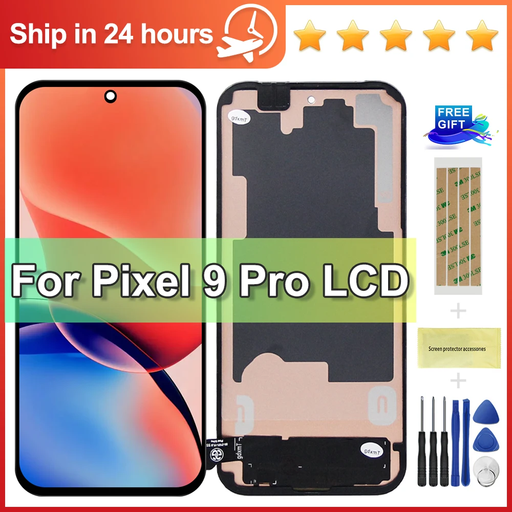 Für Google Pixel 9 Pro TFT-Qualitäts-LCD-Display, digitaler Touchscreen-Digitizer, kompatibel mit den Modellen GR83Y, GEC77, GWVK6.