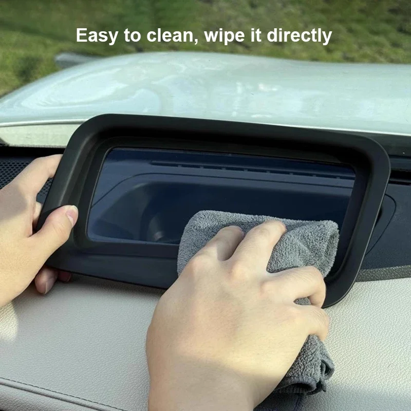Car Head Up Display Protector for Mercedes Smart Elf #1 Car HUD Display Protective Cover HD Tempered Glass Anti Reflection