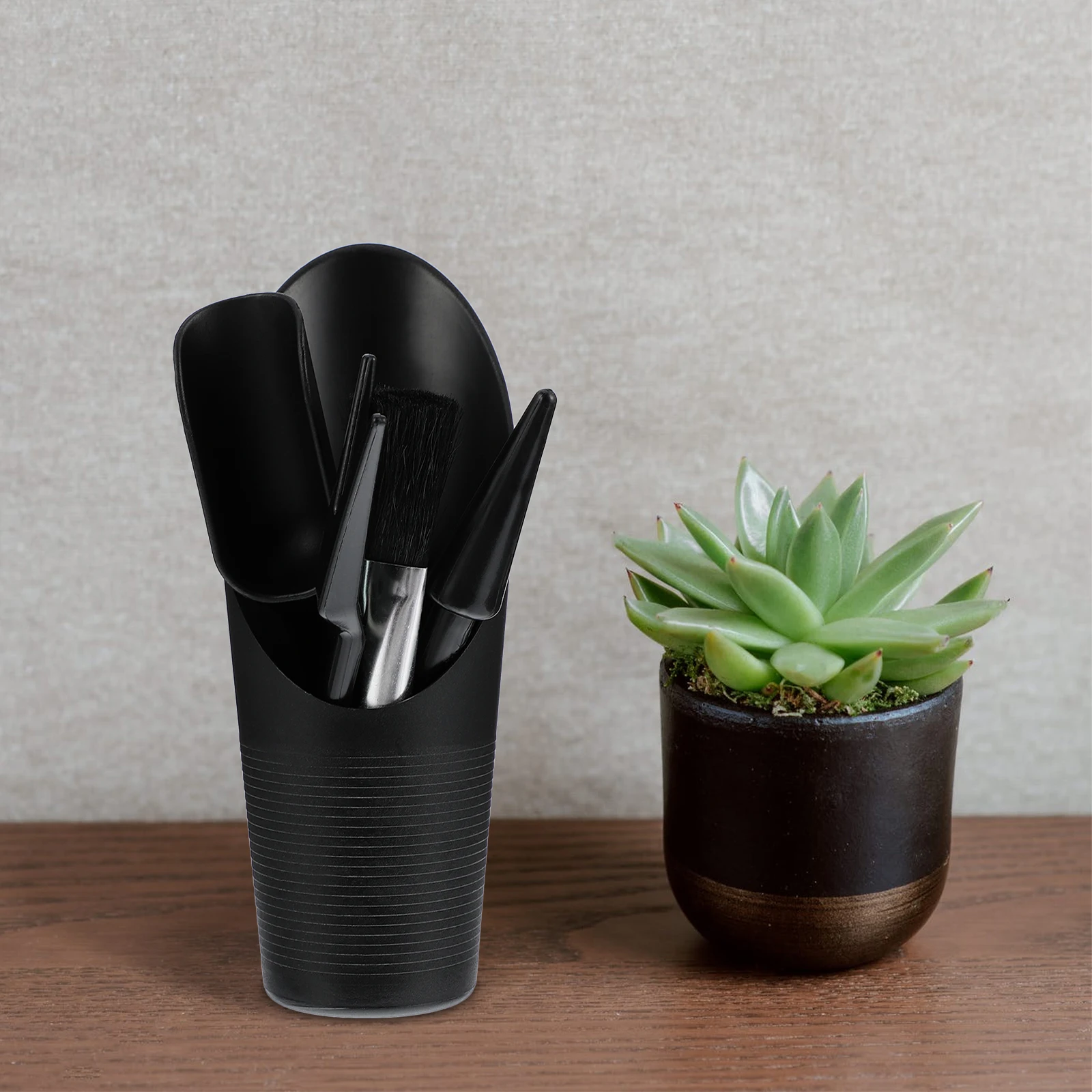 

5pcs Succulent Planting Tool Set Premium Mini Garden Hand Tools For Transplanting Bonsai Weeding Excavation Indoor Outdoor