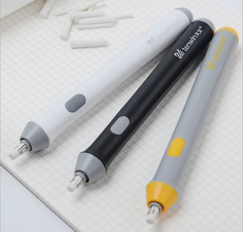 

Students Use An Electric Eraser To Save Effort and Clean Automatically Rotate The Sketch Drawing Supplies Learn Stationery