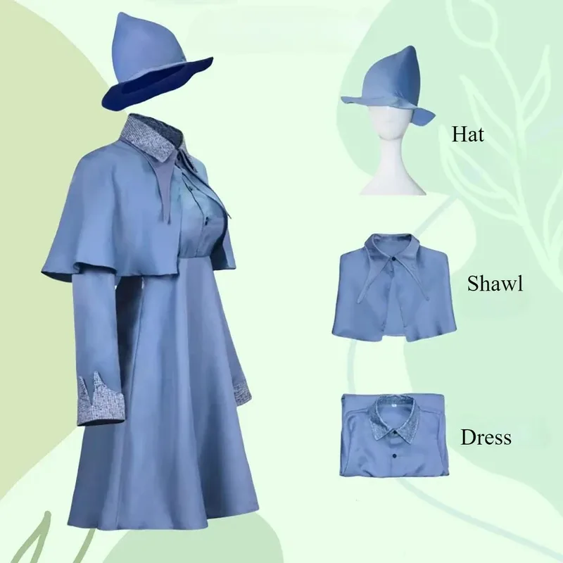 

CyHarries Beauxbatons Uniform Silk Cape Fleur Delacour French Court Gown TikTok Magic Viral Cosplay