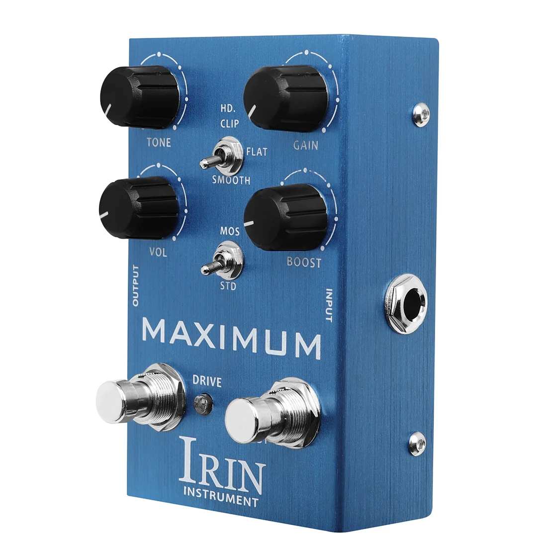 IRIN AN-41 MAXIMUM Overdrive Effect Pedal DRIVE Channel Clean Tone without Compression Two Adjustment Gears Guitar Accessory