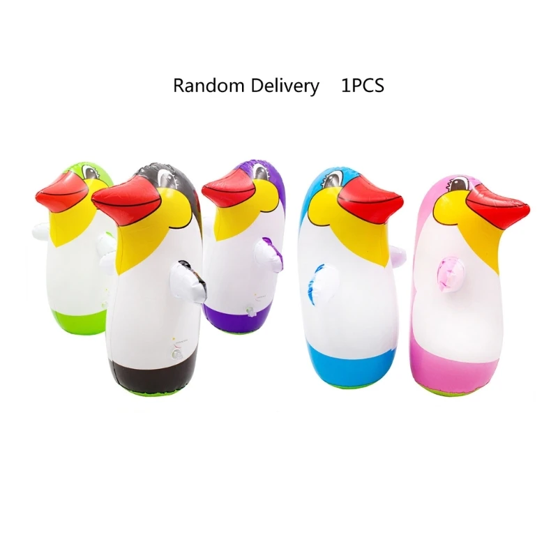 2 Sizes Inflatable Penguin Beach Pool Float Swimming Pool Party Toy Gift