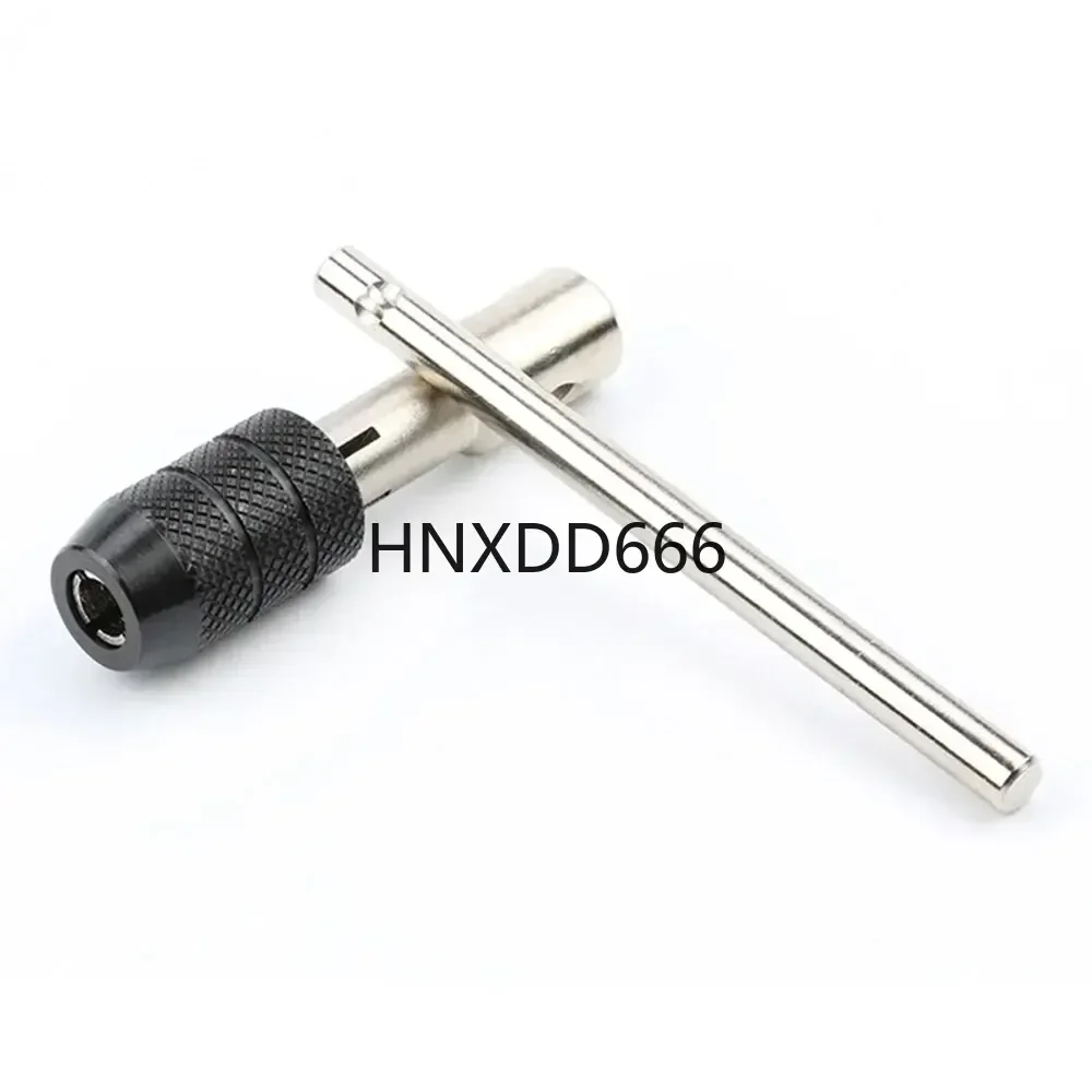 3-6mm T-shaped Tap Wrench 5pc Hand Tap M3-M8 Tapping Screwdriver Wrench Thread Tapping Hand Tool Set