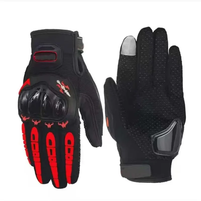 Motorcycle Gloves, Rider Anti-skid All-finger Gloves, Racing, Off-road Riding, Electric Vehicle, Touch Screen Gloves