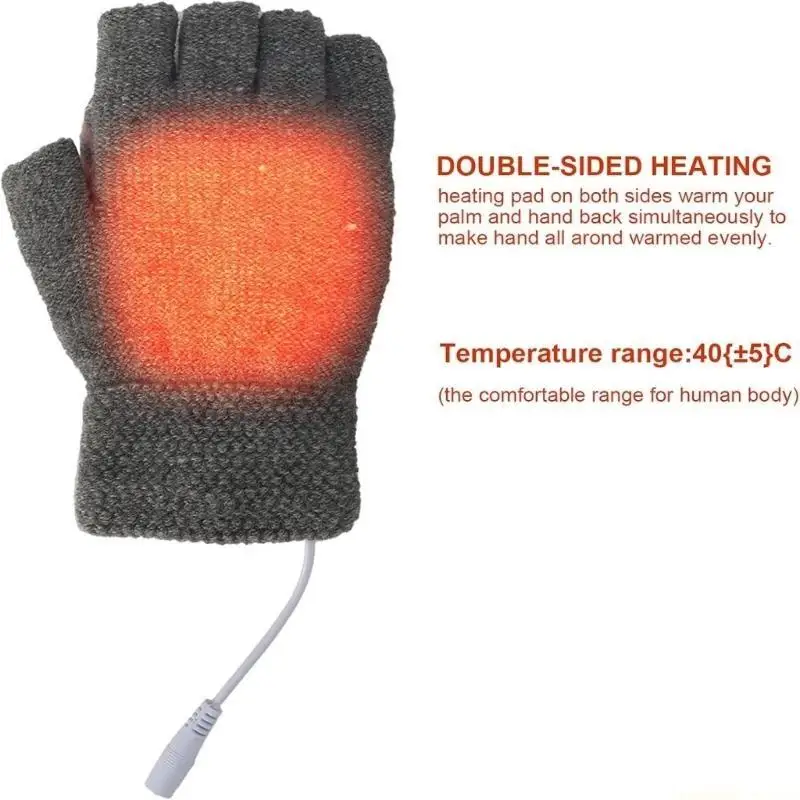 D0AB Lightweight Electric Gloves with Fast Heating Mittens for Outdoor Enthusiasts