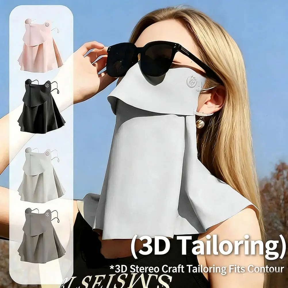 

UV Protection Face Cover/Neck Gaiter Scarf For Women Men Summer Outdoor Cycling Hiking Face Neck Cover Breathable Mask