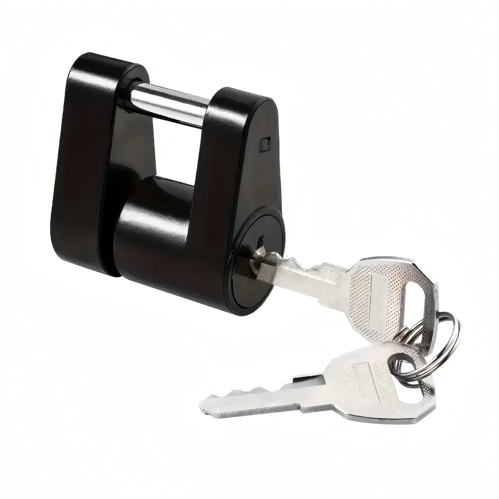 Sturdy Trailer Coupler Lock Durable Lightweight Bicycle Security Lock Compact Wear-Resistant Anti-Theft Cycling Lock