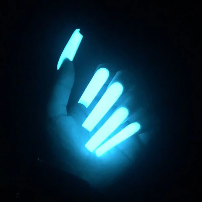 Polvo de brillo de uñas de fósforo luminoso, 50G, 12 colores, polvo fluorescente brillante verde/azul/rojo, polvo de manicura que brilla en la oscuridad # 2025