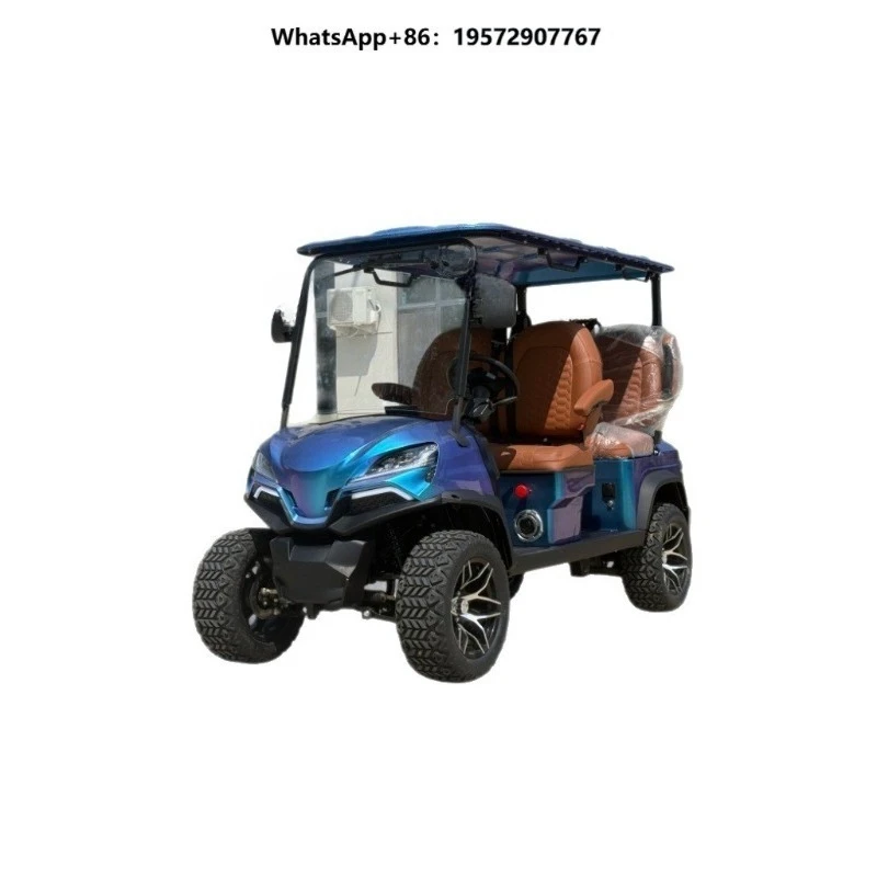 Electric Golf Cart for Scenic Areas Parks Hotels; Sightseeing Vehicle Shuttle Bus Patrol Car; Export Model 4000W Motor 80-100km