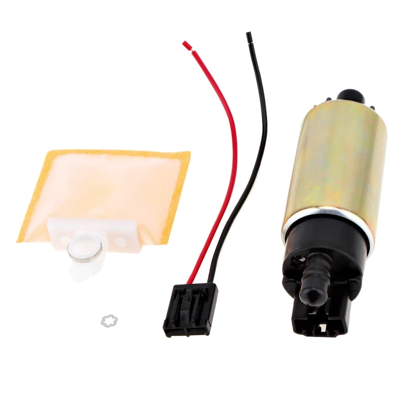 1 Set 120L/H Car Electric Gasoline Fuel Pump Strainer Install Kit & 1 Pcs Intake Manifold Vacuum Solenoid Valve