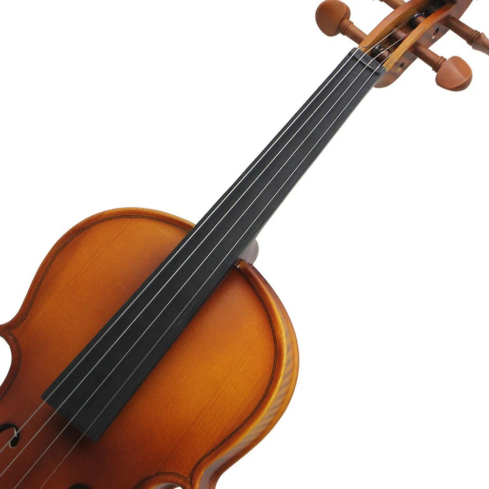 

Ebony Violin Fingerboard Wooden Replacement for 1 2 Fretboard Durable Pure Sound Smooth Playing Various Violins Accessories