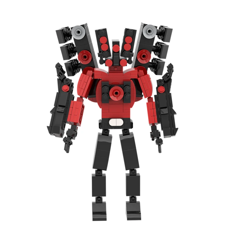 407 قطعة/المجموعة جديد Skibidi المرحاض تحديث المتكلم رجل اللبنات DIY تيتان Mecha MOC الطوب نموذج لعب للأطفال هدايا عيد الميلاد