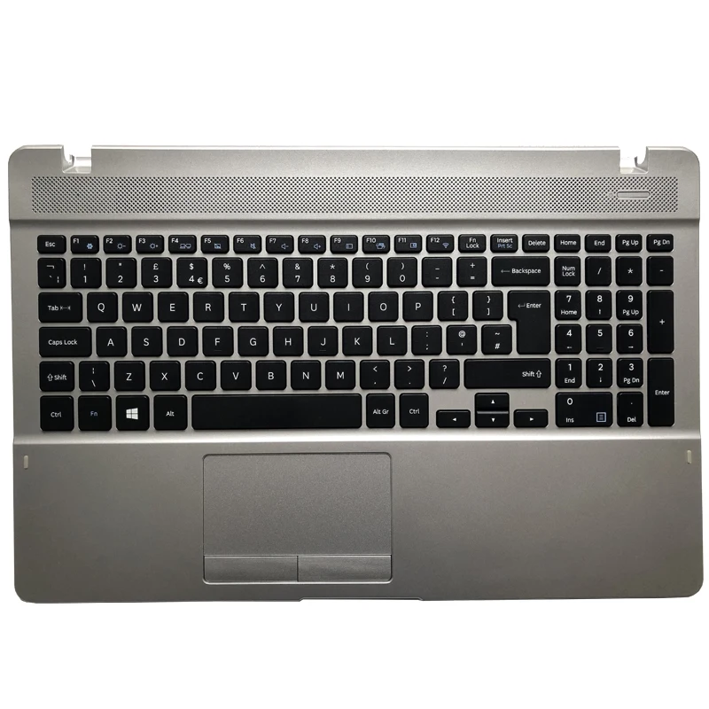 

UK keyboard for Samsung NP 370E5J 370B5J 371E5J UK laptop keyboard with palmrest BA98-00317A