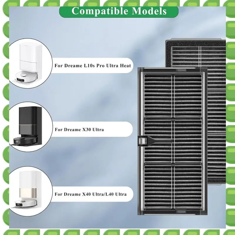 

A04V Complete Vacuum HEPA Filter Replacement For Dreame X40 Ultra/L10s Pro Ultra Heat/X30 Ultra/L10s Ultra Gen 2/L40 Ultra