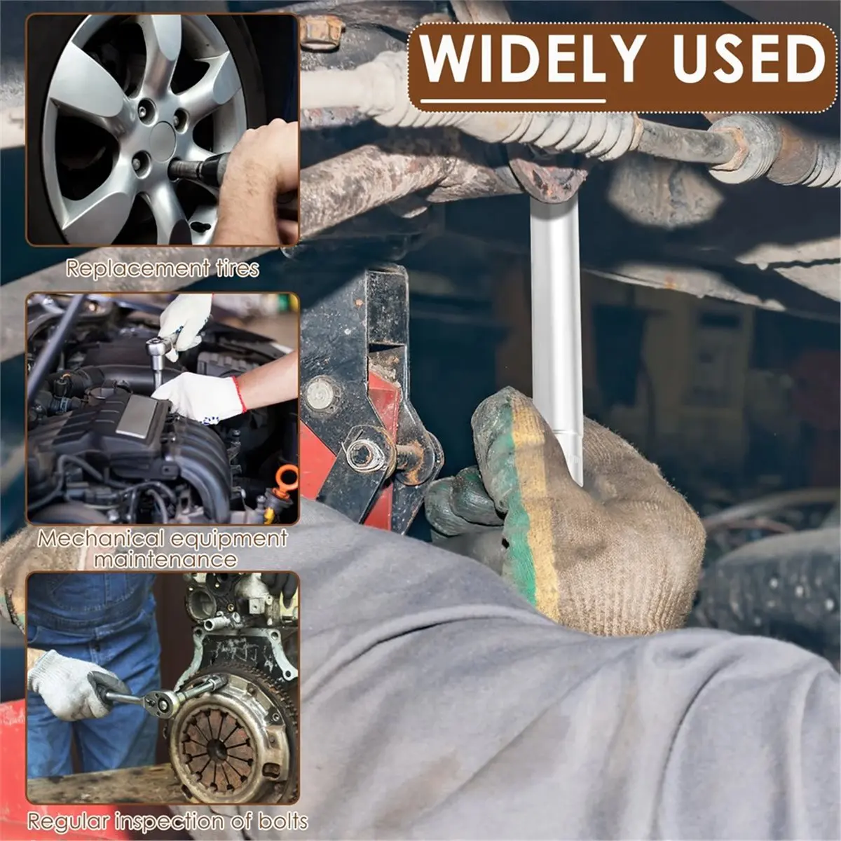 

Набор из 5 глубоких метрических розеток, тонкостенная розетка с приводом 3/8 дюйма, 6-точечная 8-10-12-13-14 мм — удлиненная, глубина 120 мм