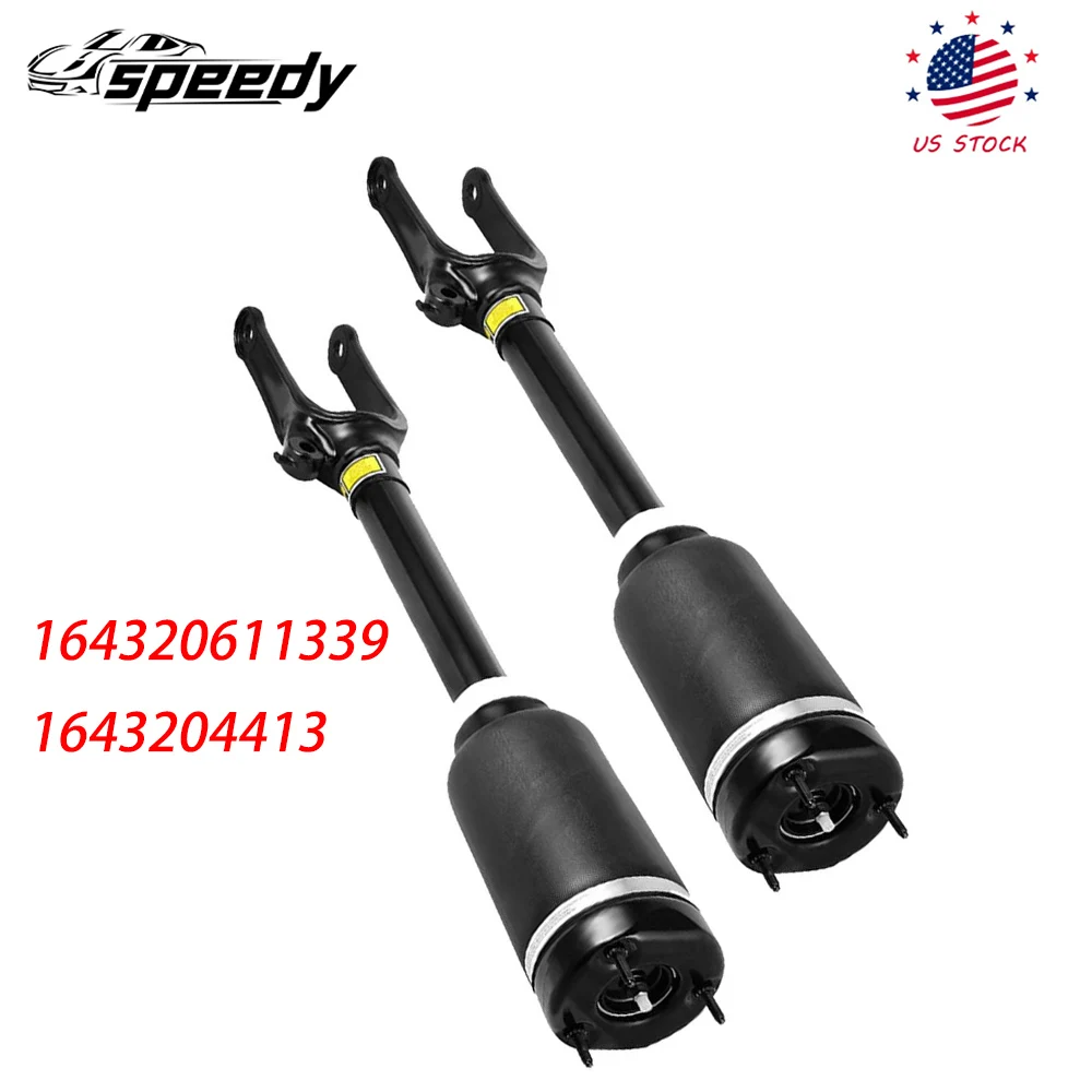 Puntone sospensione pneumatica anteriore nero 2 pezzi per Mercedes-Benz X164 GL450 GL550 W164 ML320