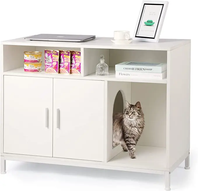 

Litter Box Enclosure Cat Litter Box Furniture Hidden Cabinet Factory Hot Sell