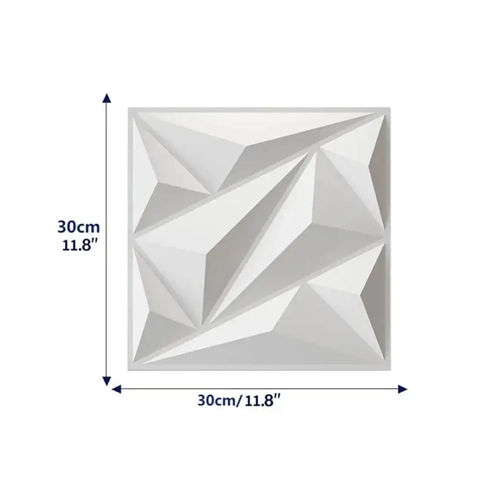 Fashion Diamond Design 3D Wall Sticker Living Room Bathroom Kitchen Waterproof Wallpaper Wall Renovation 3D Wall Panel Mold