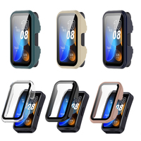 Hard Shell Glass Screen Protector Film Case For Huawei Watch fit 2/New/Mini/Active/Elegant/Classic Band 8/7/6 Pro Honor ES Cover