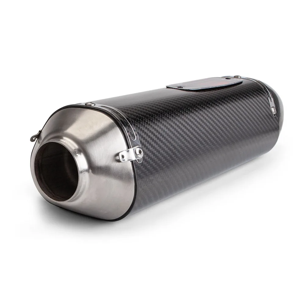 Universal 51MM motorcycle exhaust R77 muffler with DB Killer For MT09 MT07 R3 ZX4R ZX6R Z400 CBR500R 150CC GSXR150 RS660 F900R