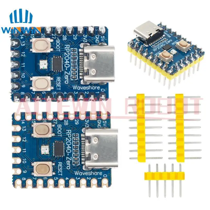 RP2040 mini for Raspberry Pi Microcontroller PICO Development Board RP2040-Zero Module Dual-core Cortex M0+ Processor 2MB Flash