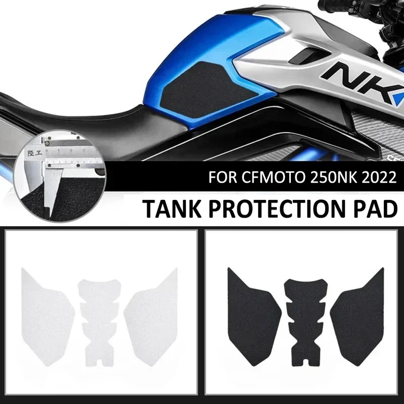 For CFMoto CF 250 NK 250nk cf250nk 2022 motorcycle anti slip fuel oil tank pad protector side knee grip sticker decal pads