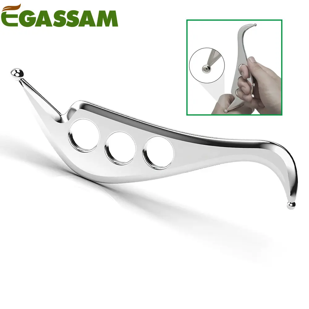 1Pcs Stainless Steel Gua Sha Tool Scraping Massage Tools Physical Therapy Pain Relief Myofascial Release Tissue Mobilization