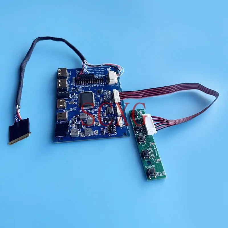 Для BT156GW01 Mini HDMI-совместимый с 1366*768 2 USB TYPE-C LVDS 40 Pin PCB 862 плата контроллера DIY Kit матрица ноутбука 15,6"