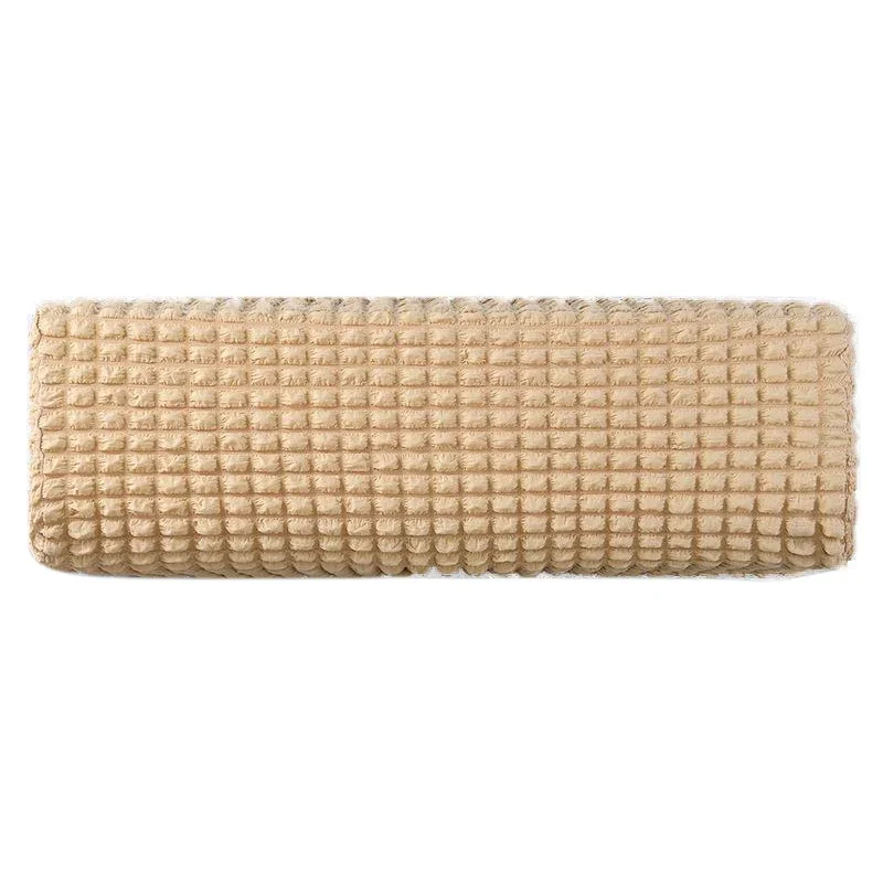 1Pc Wall Air Conditioner Cover, Washable Plaid Elastic Fabric AC Dust Cover for Household Wall Mounted Air Conditioning Unit